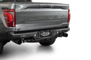 Ford F150 Raptor Bumper - Rear - Addictive Desert Designs - Rock Fighter - Hammer Black - `21-`27 Ford F150 Raptor Bumper - Rear - Addictive Desert Designs - Rock Fighter - Hammer Black - `21-`27
